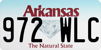AR license plate 972WLC