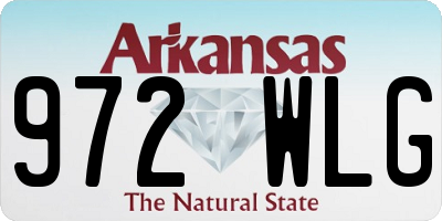 AR license plate 972WLG