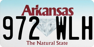 AR license plate 972WLH