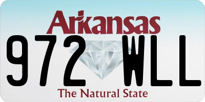 AR license plate 972WLL