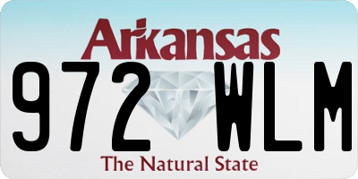 AR license plate 972WLM