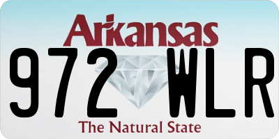 AR license plate 972WLR