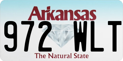 AR license plate 972WLT