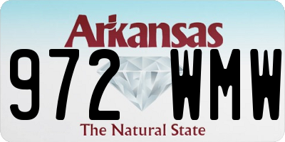 AR license plate 972WMW