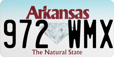 AR license plate 972WMX