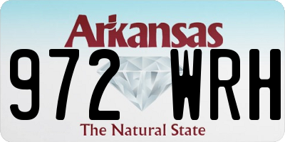 AR license plate 972WRH