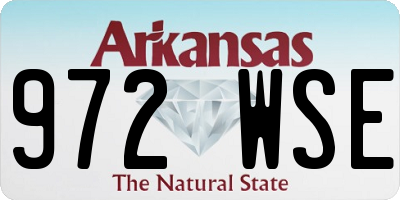 AR license plate 972WSE