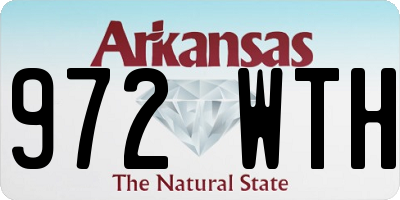 AR license plate 972WTH