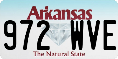 AR license plate 972WVE