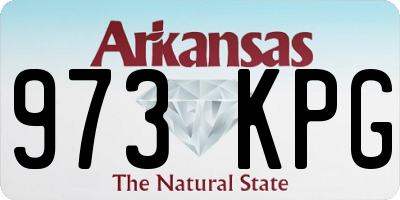 AR license plate 973KPG