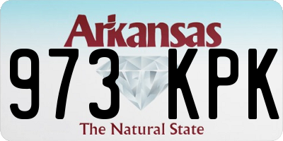 AR license plate 973KPK