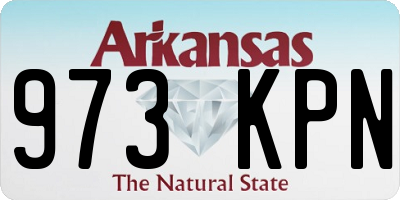 AR license plate 973KPN