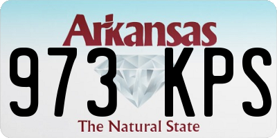 AR license plate 973KPS