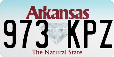 AR license plate 973KPZ