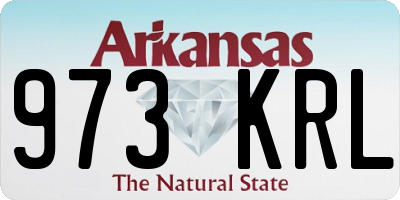 AR license plate 973KRL
