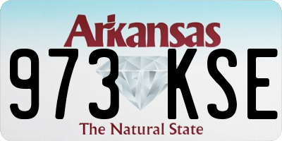 AR license plate 973KSE
