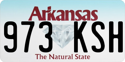 AR license plate 973KSH