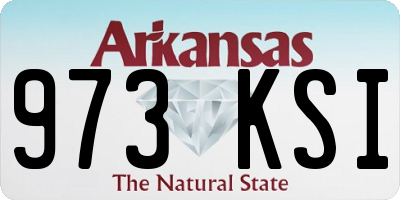 AR license plate 973KSI