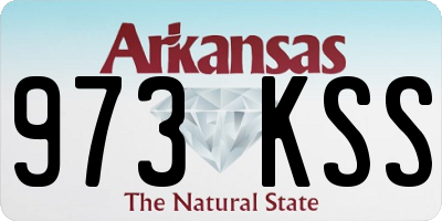 AR license plate 973KSS