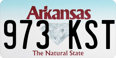 AR license plate 973KST