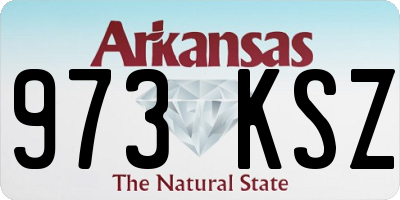 AR license plate 973KSZ