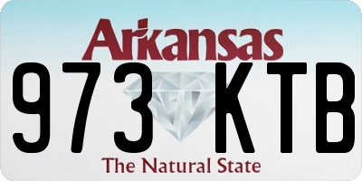AR license plate 973KTB