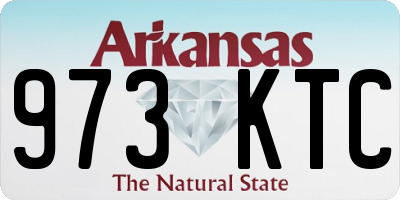 AR license plate 973KTC