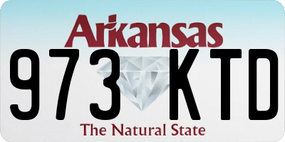 AR license plate 973KTD