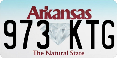 AR license plate 973KTG