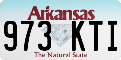 AR license plate 973KTI