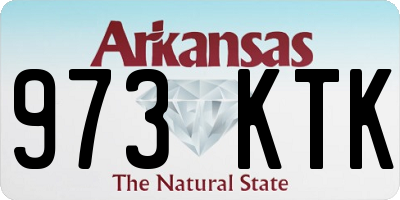 AR license plate 973KTK
