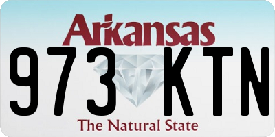 AR license plate 973KTN