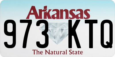 AR license plate 973KTQ