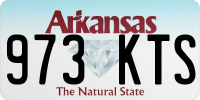 AR license plate 973KTS