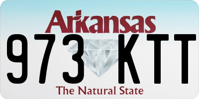 AR license plate 973KTT