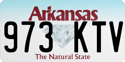 AR license plate 973KTV