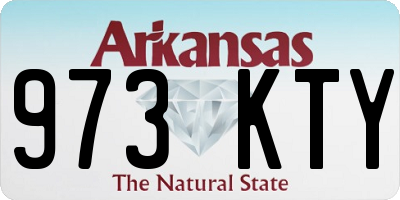 AR license plate 973KTY