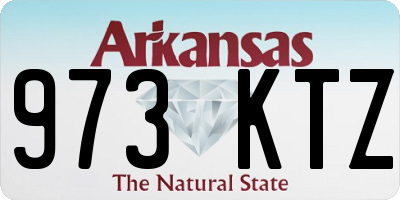 AR license plate 973KTZ