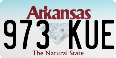 AR license plate 973KUE