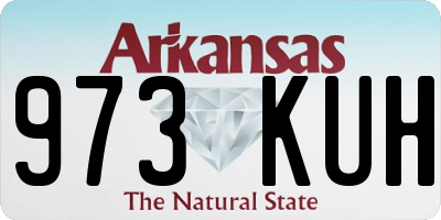 AR license plate 973KUH