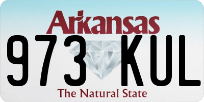 AR license plate 973KUL