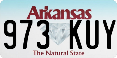 AR license plate 973KUY