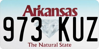 AR license plate 973KUZ