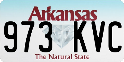 AR license plate 973KVC