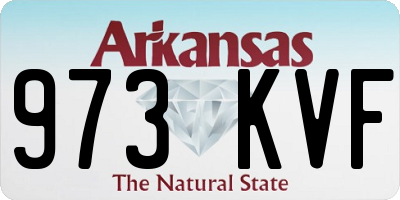 AR license plate 973KVF