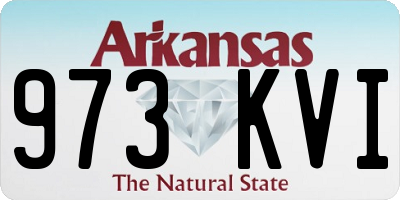 AR license plate 973KVI