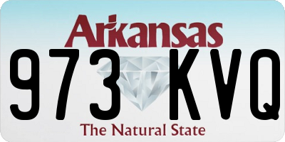 AR license plate 973KVQ