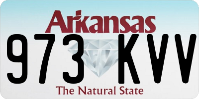 AR license plate 973KVV