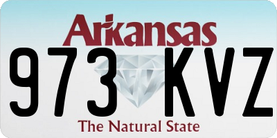 AR license plate 973KVZ