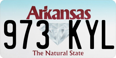 AR license plate 973KYL